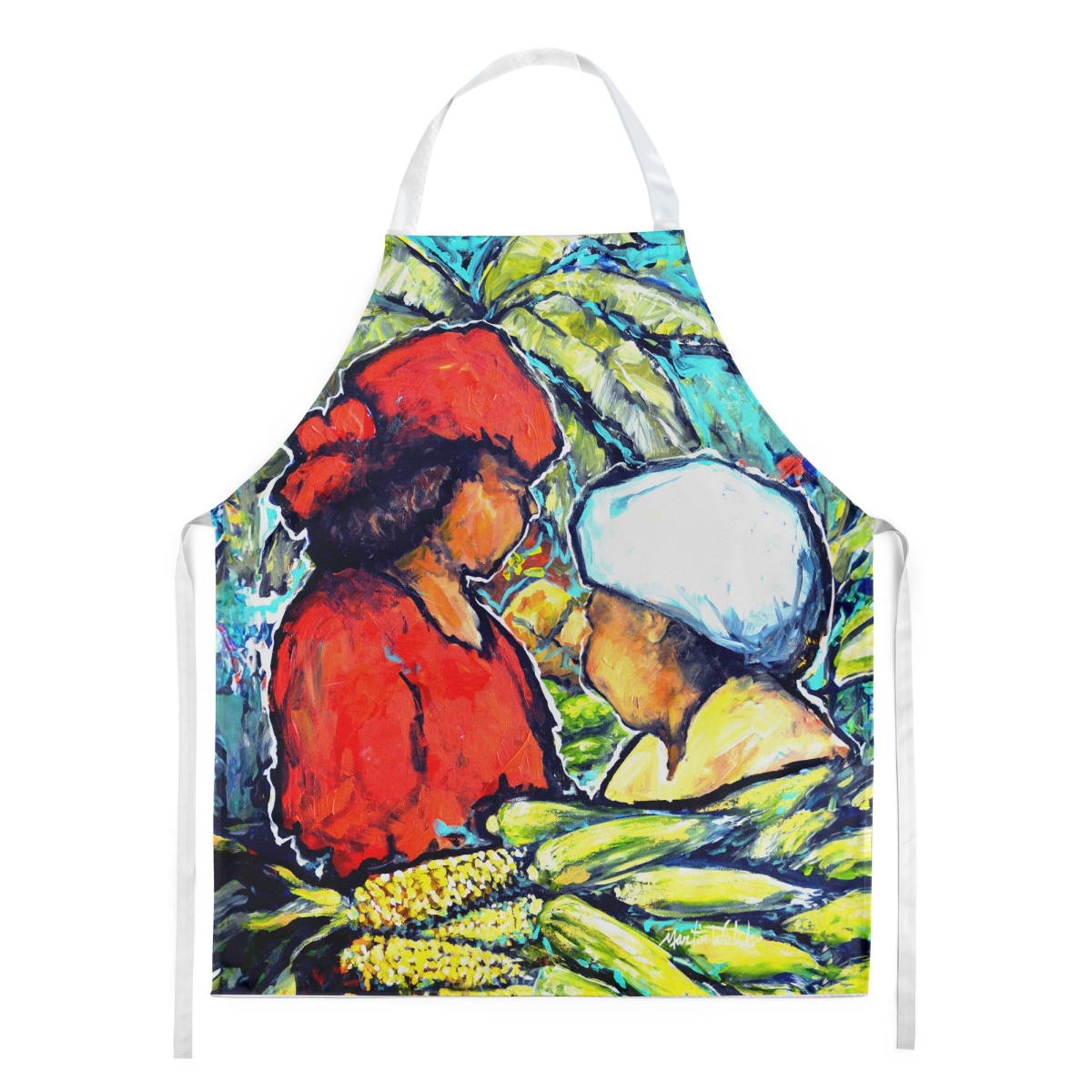 Picture of Carolines Treasures MW2092APRON 30 x 27 in. Market Day Apron