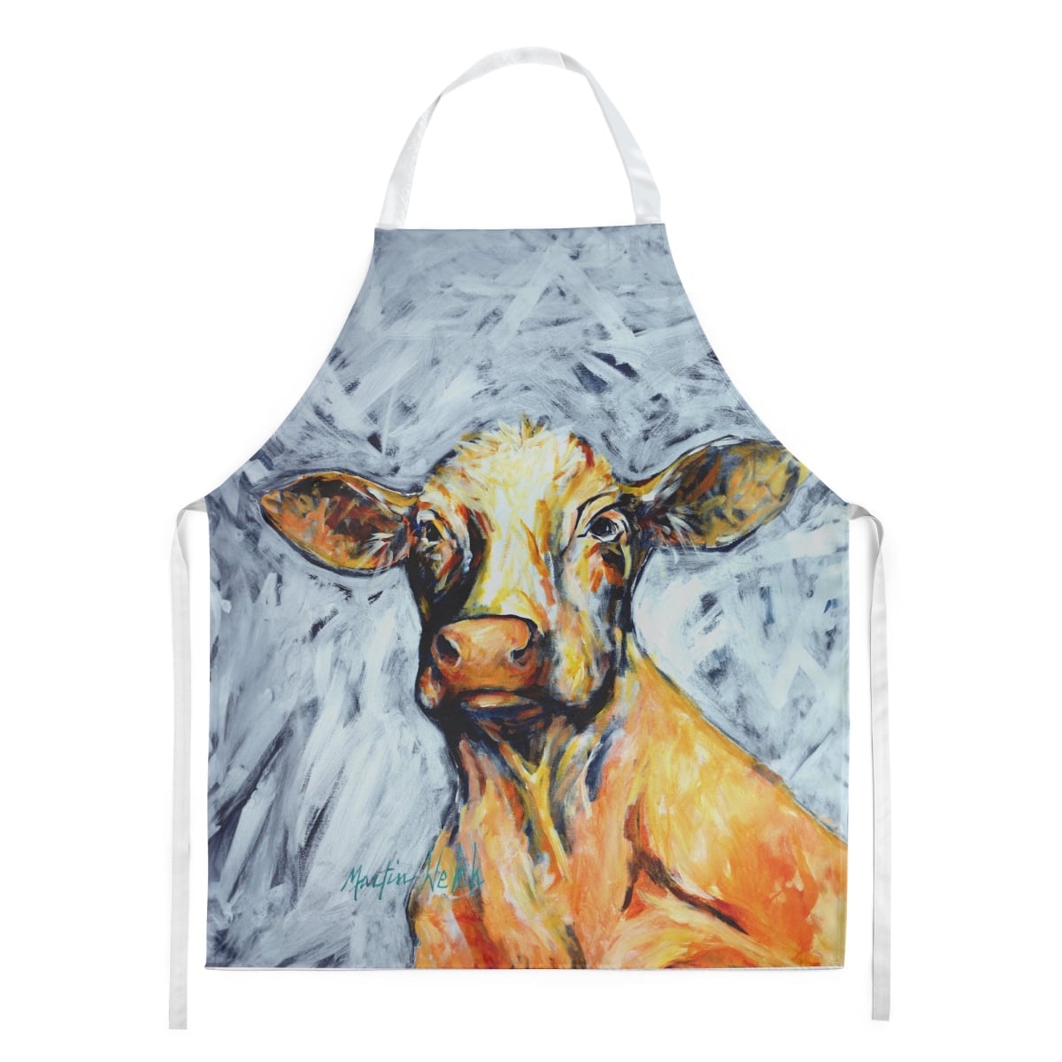 Picture of Carolines Treasures MW2096APRON 30 x 27 in. Moo Cow Apron
