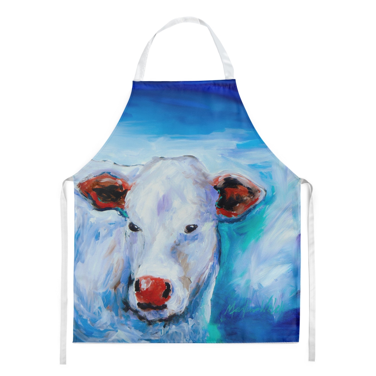 Picture of Carolines Treasures MW2098APRON 30 x 27 in. Move Over Cow Apron