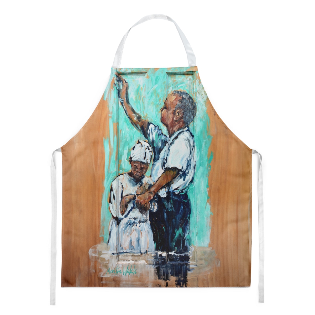 Picture of Carolines Treasures MW2102APRON 30 x 27 in. Nostalgic Just As I Am Apron
