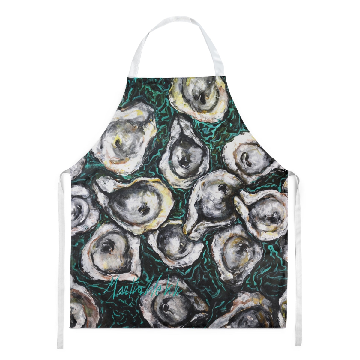 Picture of Carolines Treasures MW2107APRON 30 x 27 in. Oyster Lily Apron