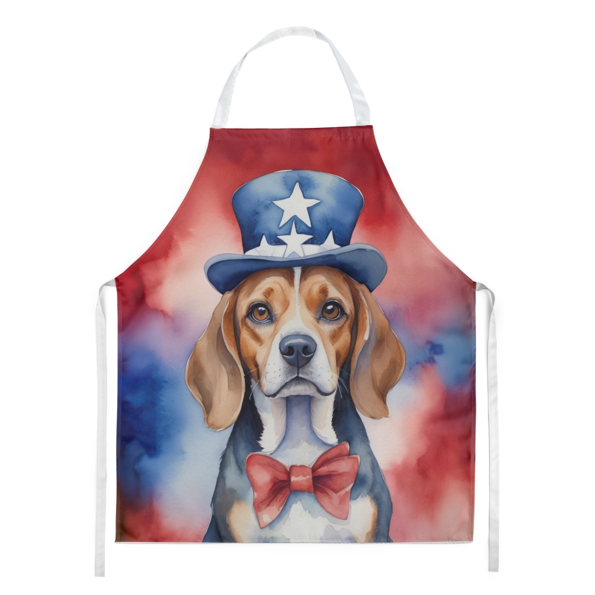 DAC5650APRON 30 x 27 in. Beagle Patriotic American Apron