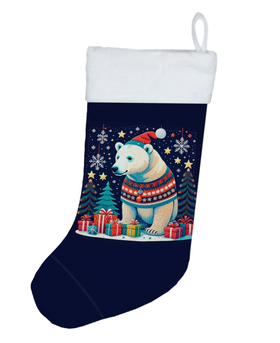 DAC1200CS 18 x 13.5 in. Polar Bear Christmas Stocking