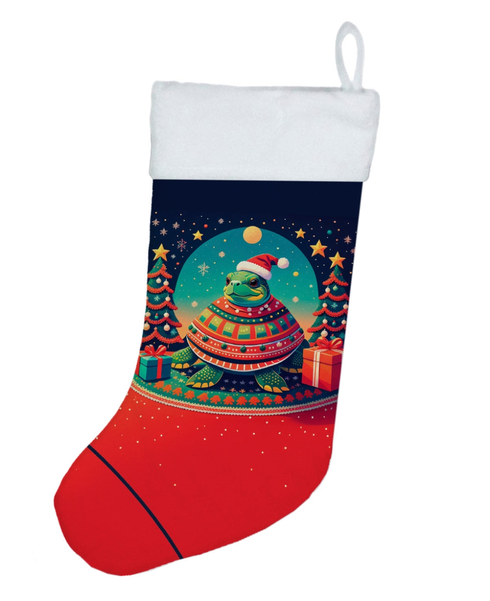 DAC1208CS 18 x 13.5 in. Turtle Christmas Stocking
