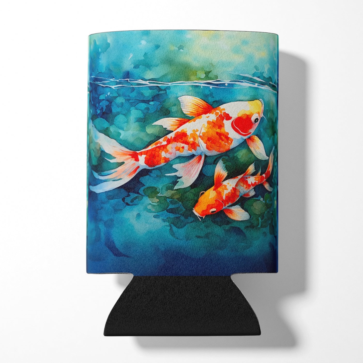 Koi Fish Can Cooler - Multi-Color - 5 x 3 in. - Durable Foam Fabric