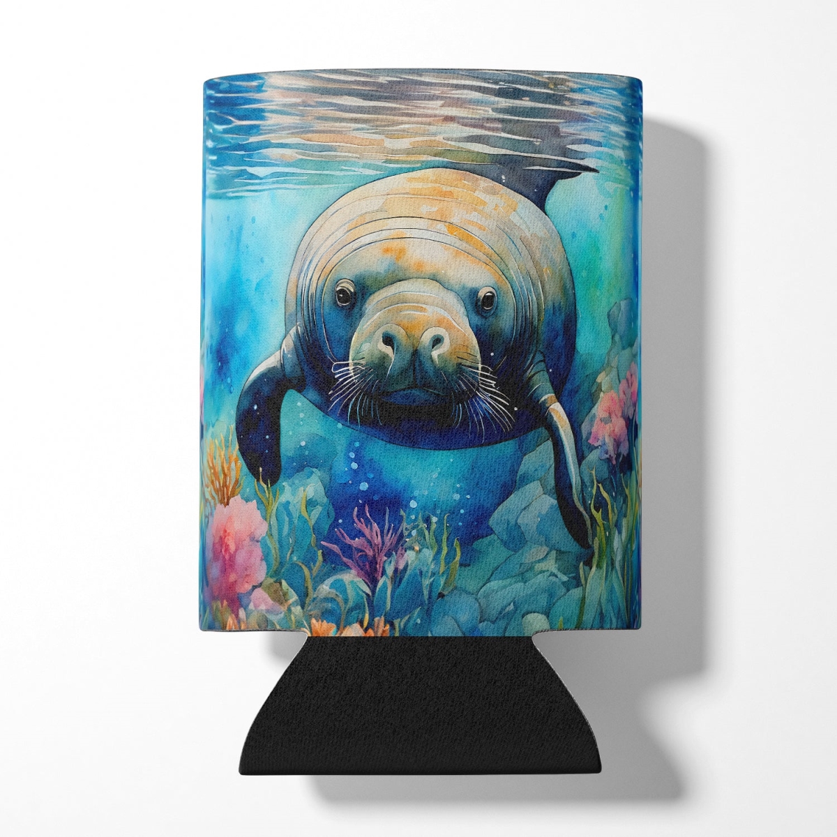 Manatee Can Cooler - Multicolor - 5 x 3 in. - Durable Foam