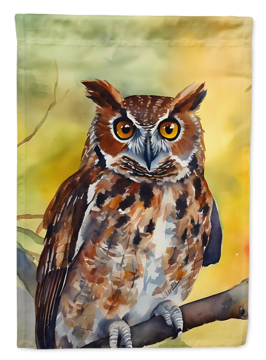 DAC3218CHF 40 x 28 in. Eastern Screech Owl House Flag