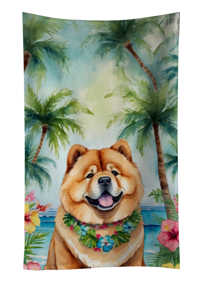 DAC6407KTWL 25 x 15 in. Chow Chow Luau Kitchen Towel