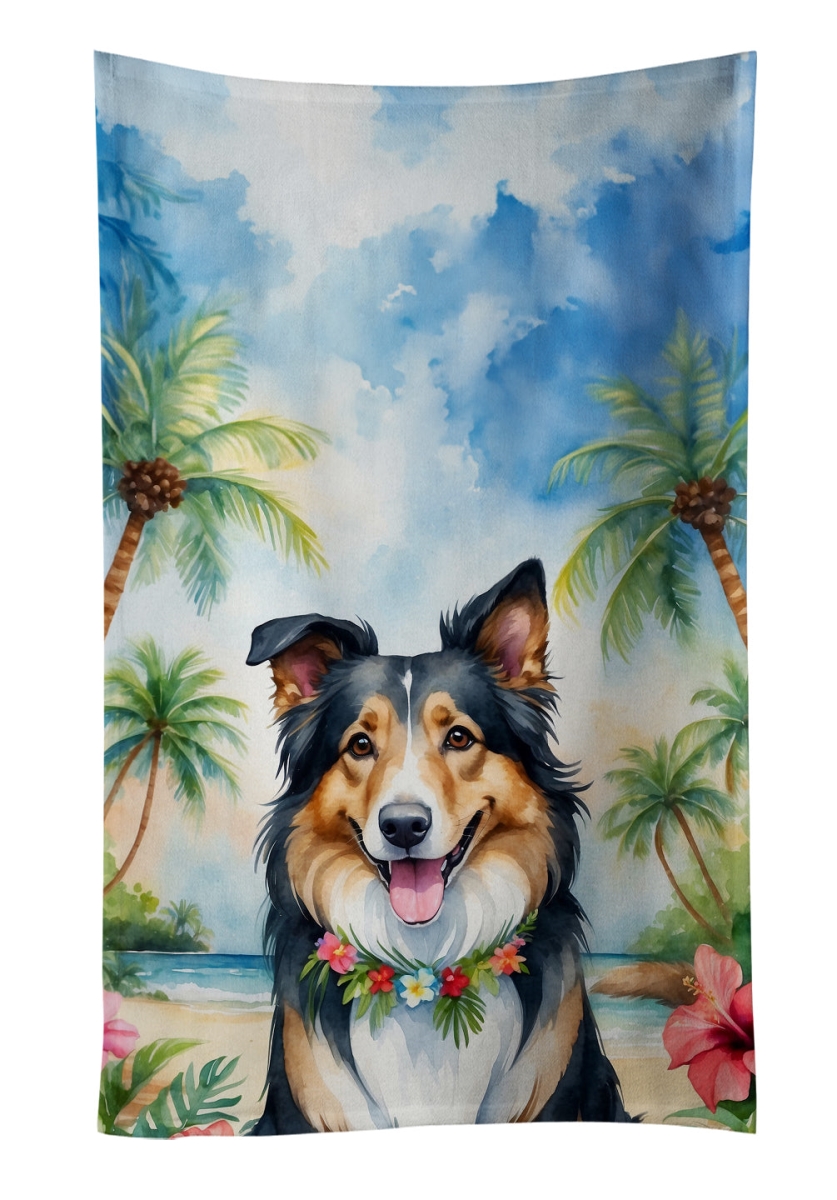 DAC6413KTWL 25 x 15 in. Collie Luau Kitchen Towel