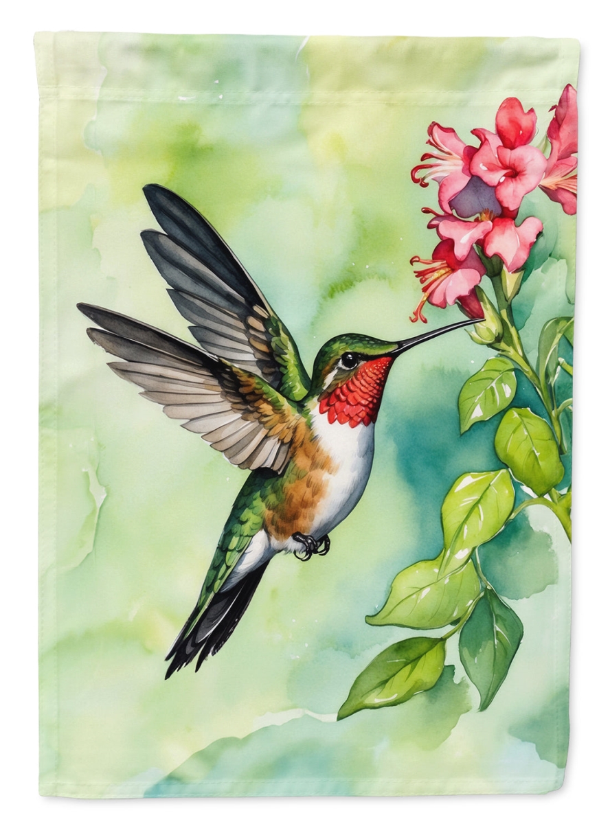 DAC7433CHF 40 x 28 in. Rubythroated Hummingbird House Flag