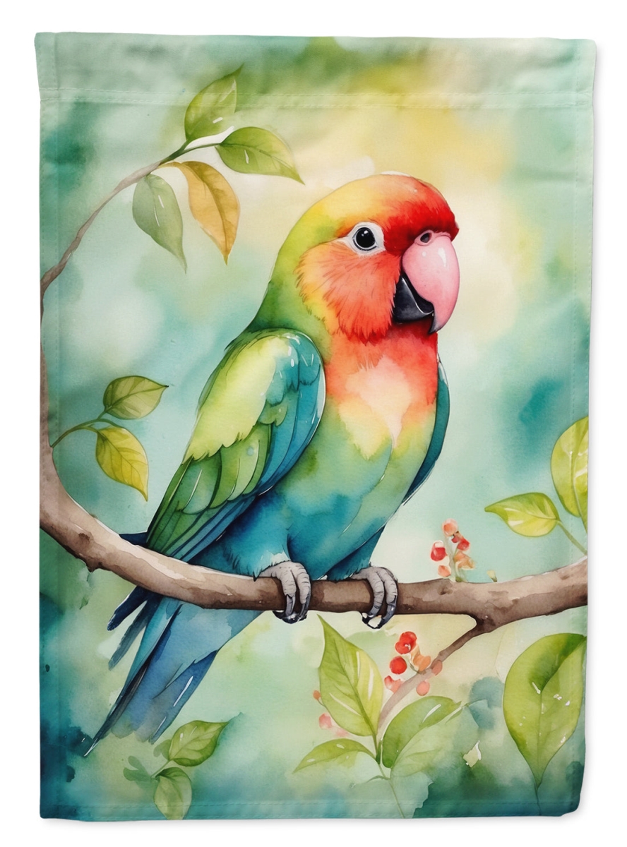 Lovebird House Flag - Multi-Color - 40 x 28 in. - Durable Polyester