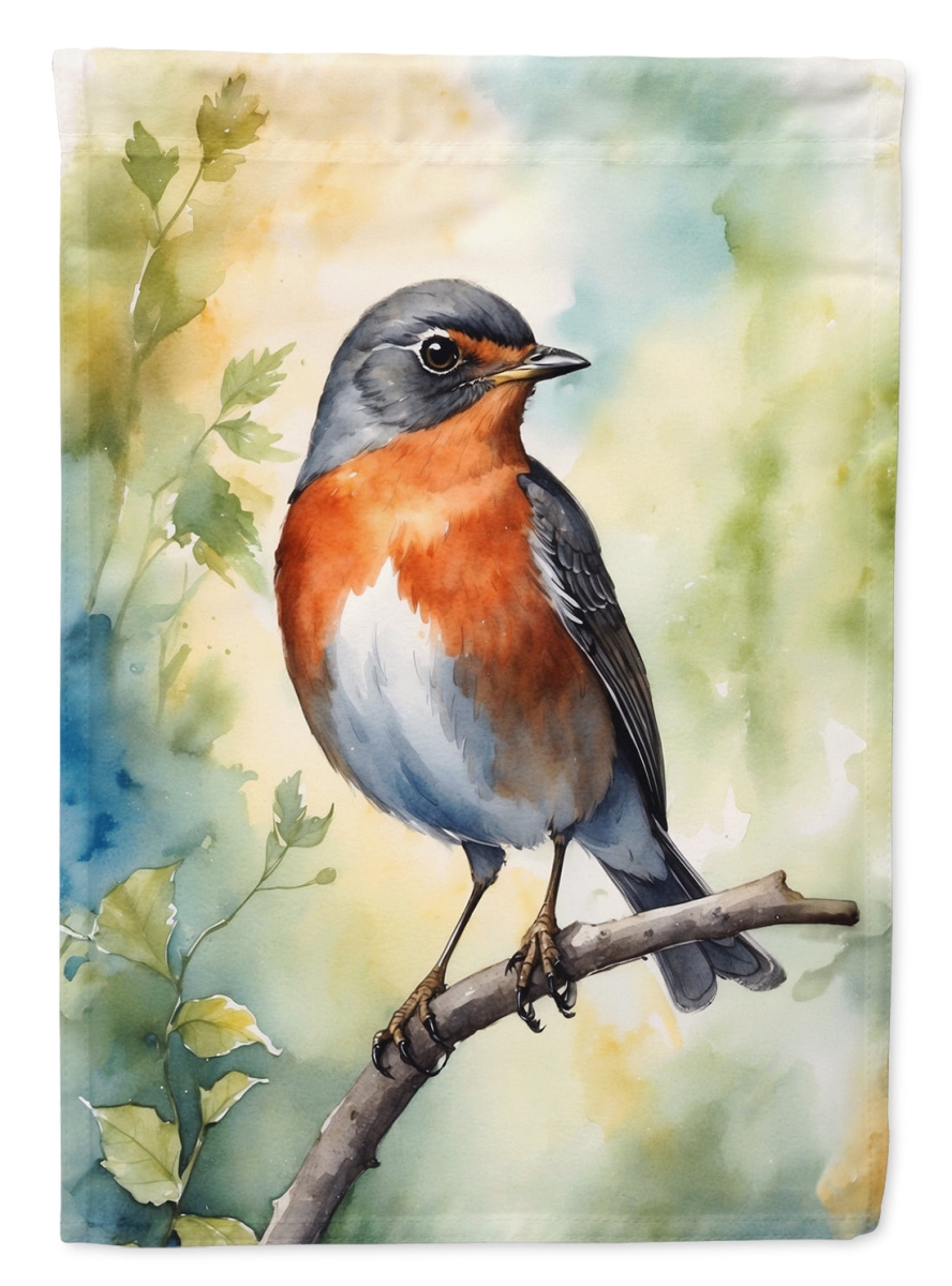 American Robin House Flag - Multi-Color - 40 x 28 in. - Dual-Sided Print
