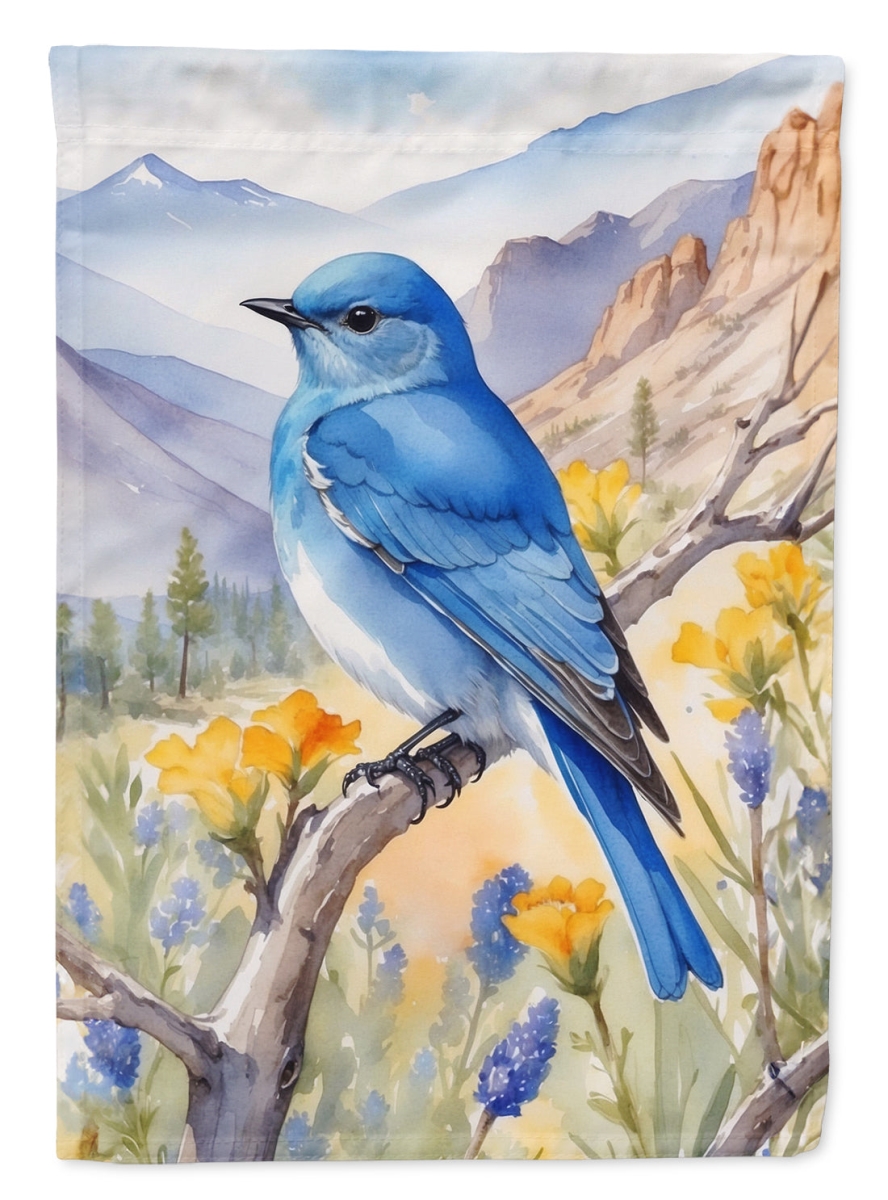 DAC7447CHF 40 x 28 in. Nevada Mountain Bluebird House Flag