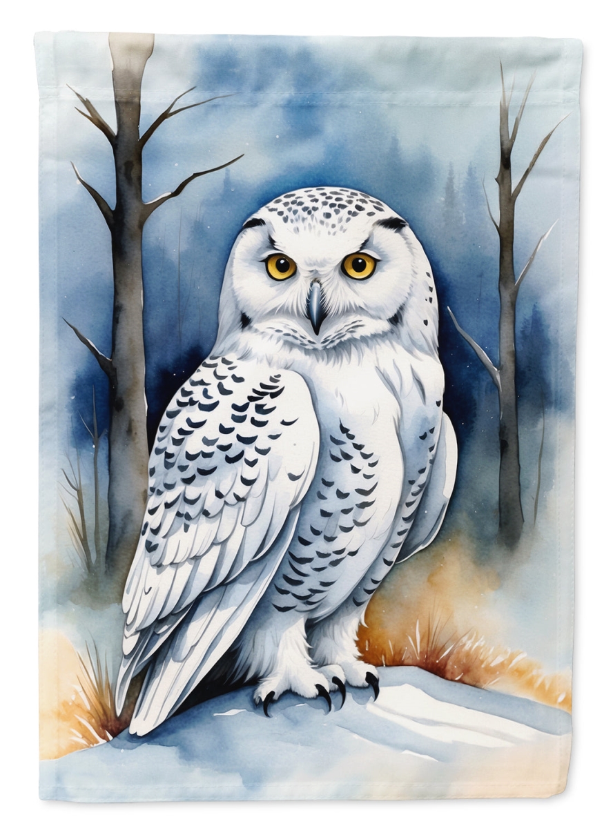 DAC7455CHF 40 x 28 in. Snowy Owl House Flag