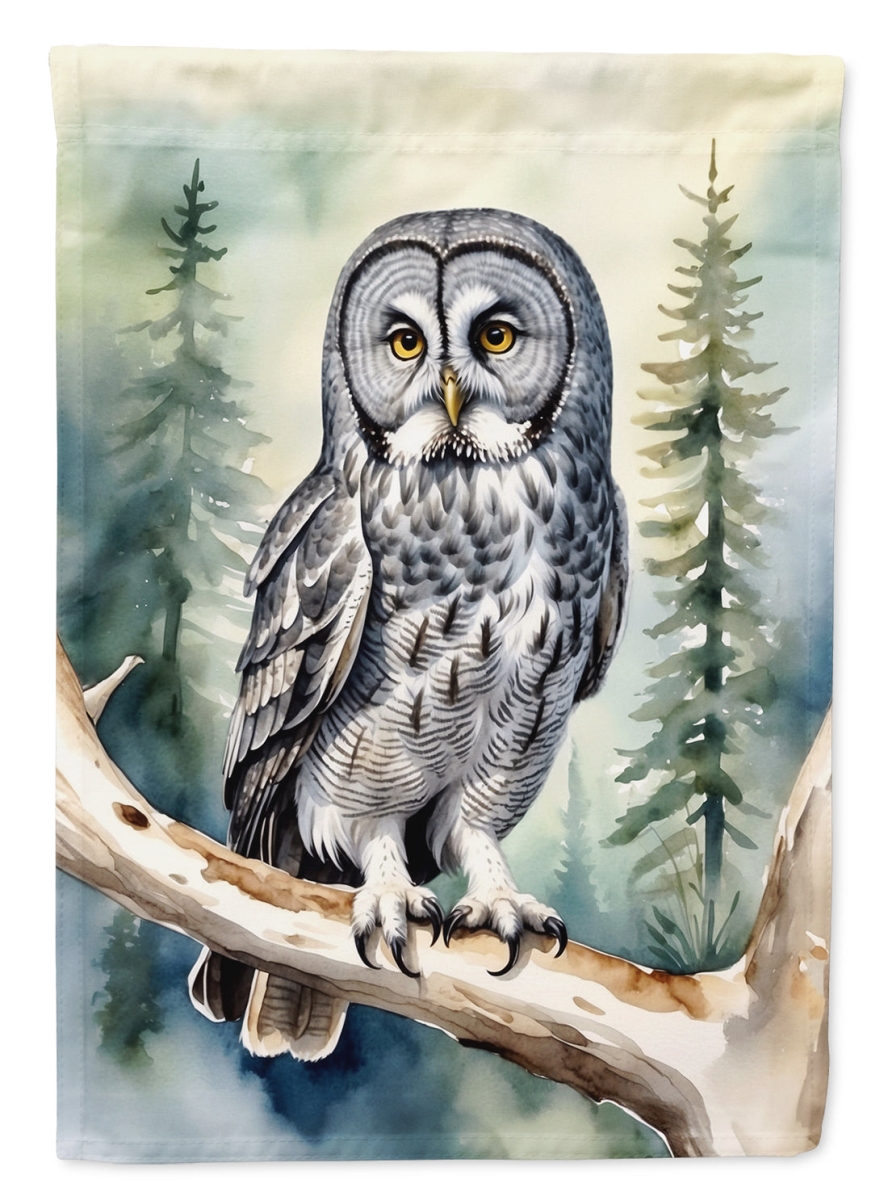 DAC7459CHF 40 x 28 in. Great Gray Owl House Flag