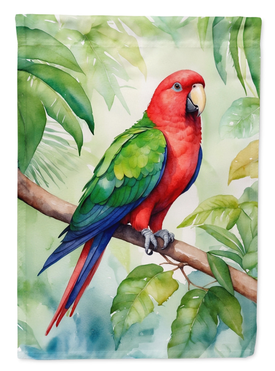 Eclectus Parrot House Flag - Multicolor - 40 x 28 in. - Durable Polyester