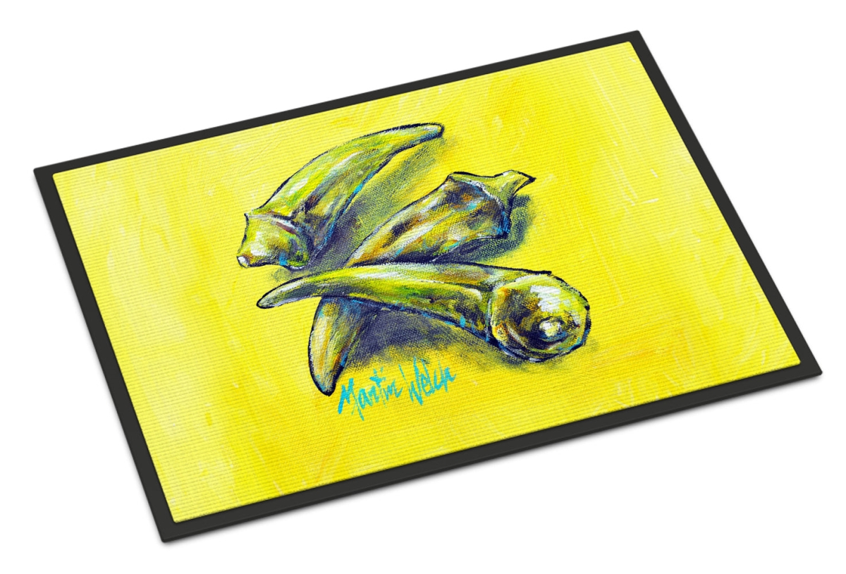 MW2002JMAT 24 x 36 in. Three to Get Ready Okra Doormat