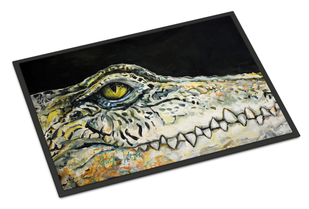 MW2022JMAT 24 x 36 in. Bite Me Alligator Doormat