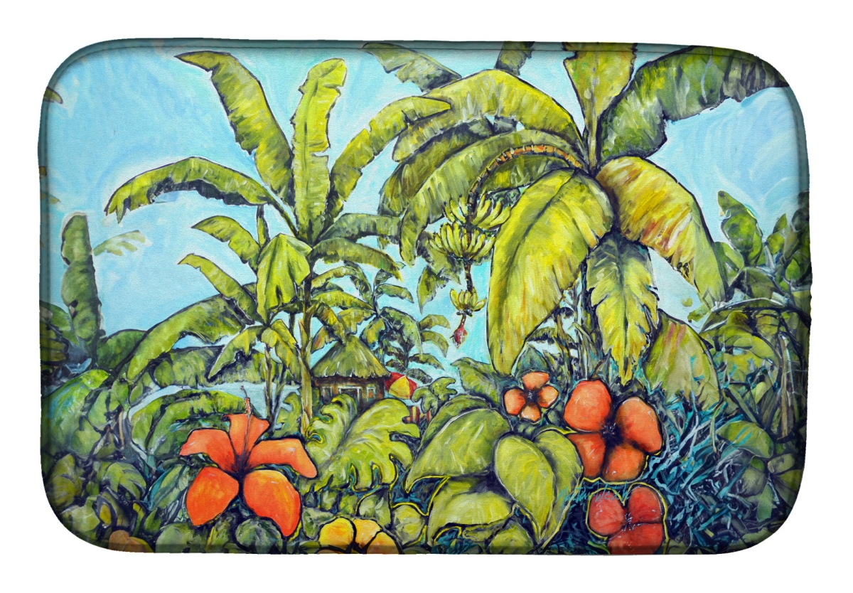 Picture of Carolines Treasures MW2014DDM 21 x 14 in. Banana Cabana Dish Drying Mat