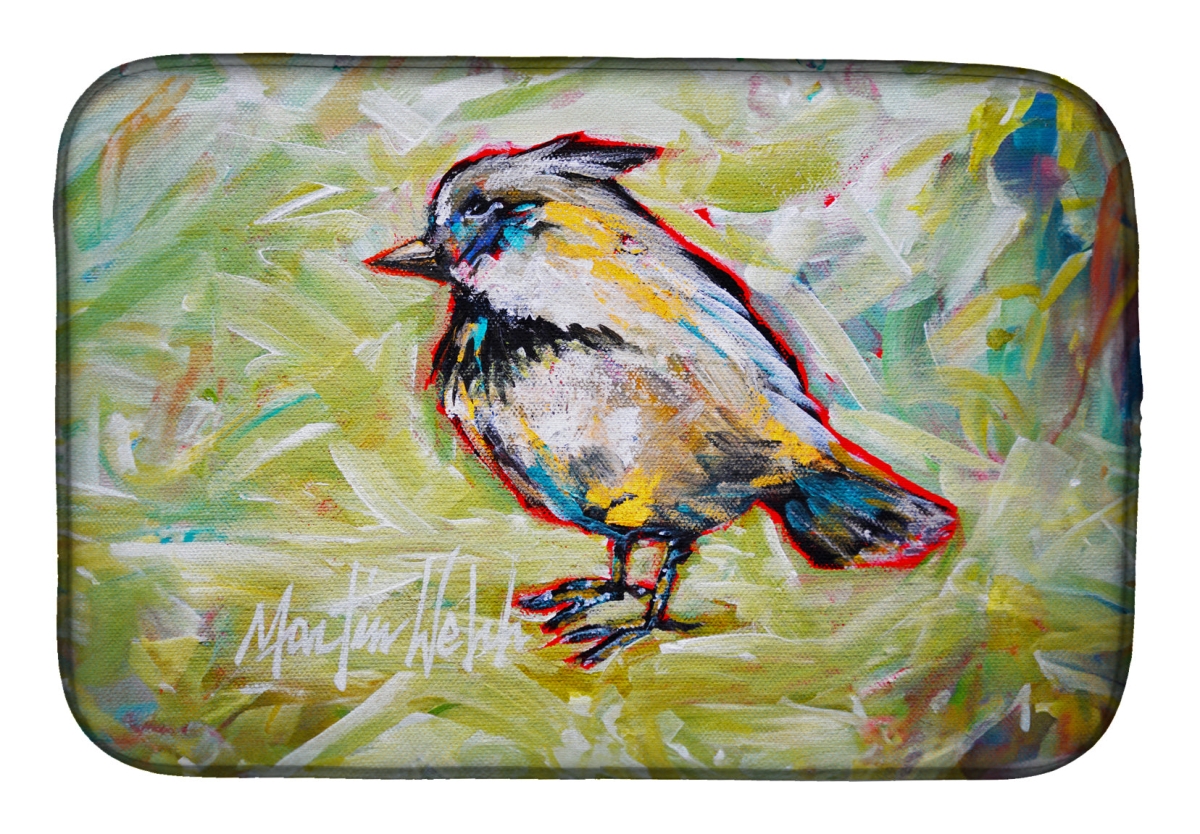 Picture of Carolines Treasures MW2016DDM 21 x 14 in. Be Blinkin Dish Drying Mat