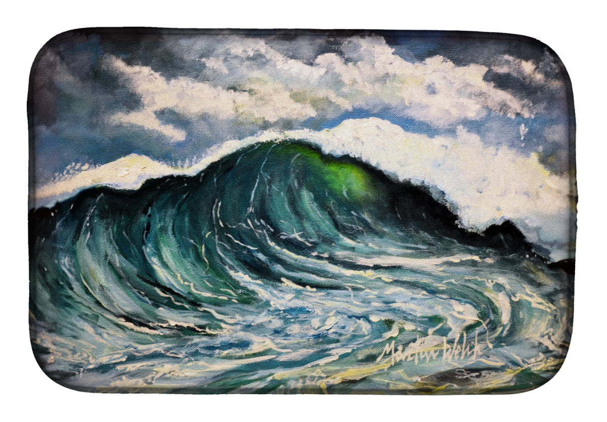 Picture of Carolines Treasures MW2019DDM 21 x 14 in. Big Blue Wave Dish Drying Mat