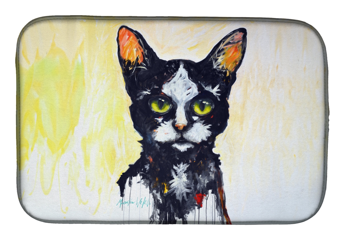 Picture of Carolines Treasures MW2020DDM 21 x 14 in. Big Kitty Cat Dish Drying Mat