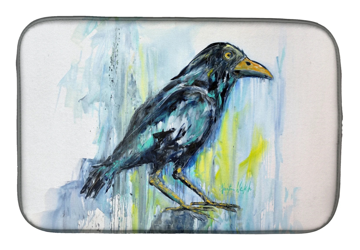 Picture of Carolines Treasures MW2030DDM 21 x 14 in. Burnt Corn Crow Dish Drying Mat