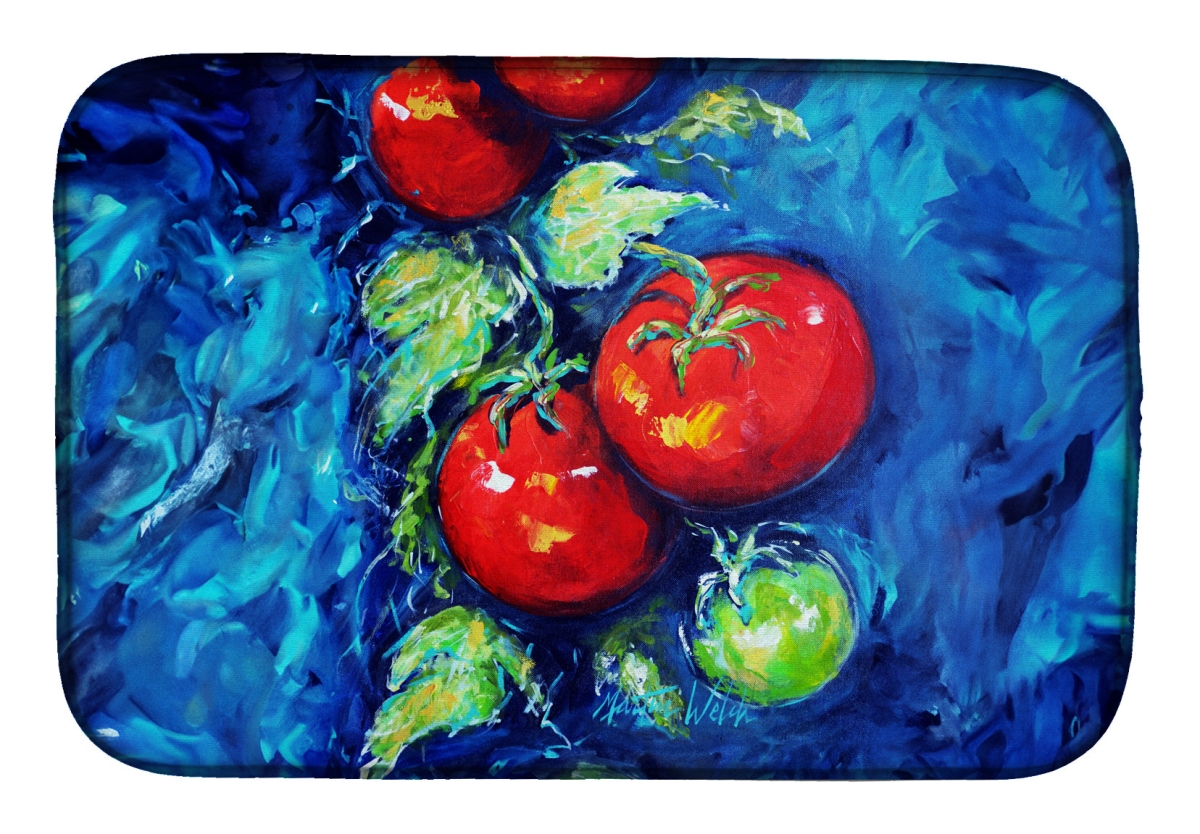 Picture of Carolines Treasures MW2043DDM 21 x 14 in. Creole Tomatoes Dish Drying Mat