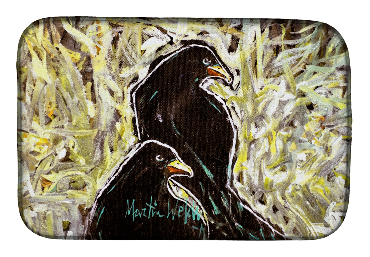 Picture of Carolines Treasures MW2045DDM 21 x 14 in. Crows Matt & Chester Dish Drying Mat