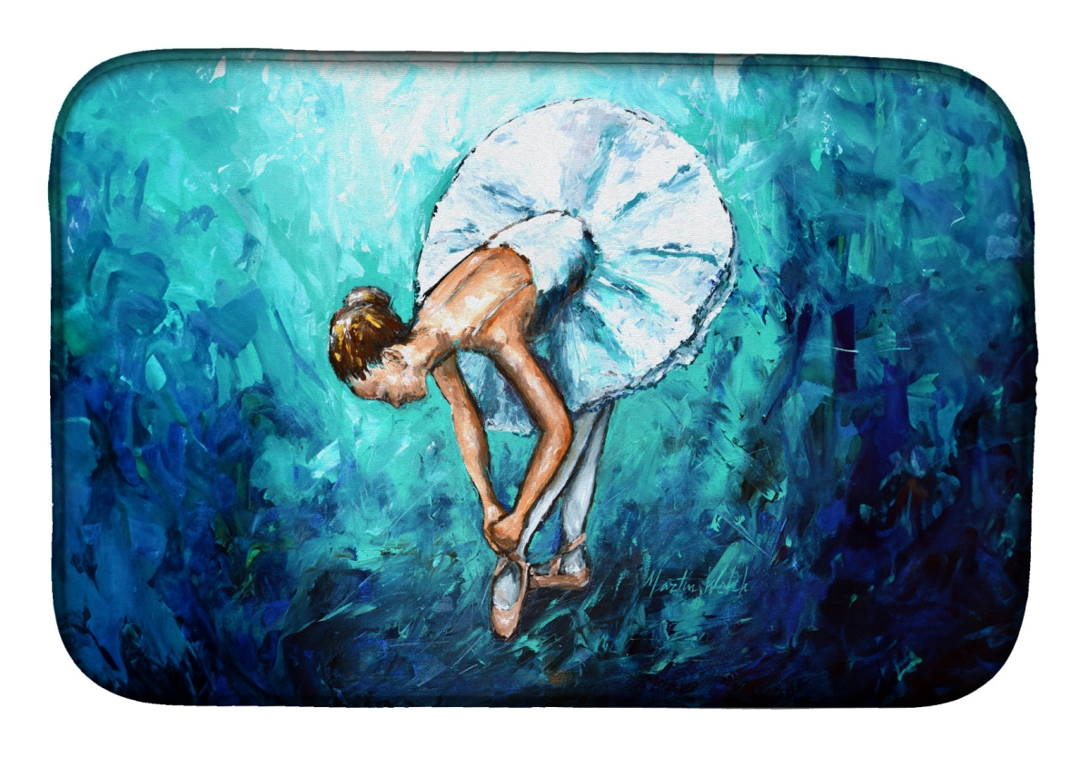 Picture of Carolines Treasures MW2051DDM 21 x 14 in. Early Practice Ballet Dish Drying Mat