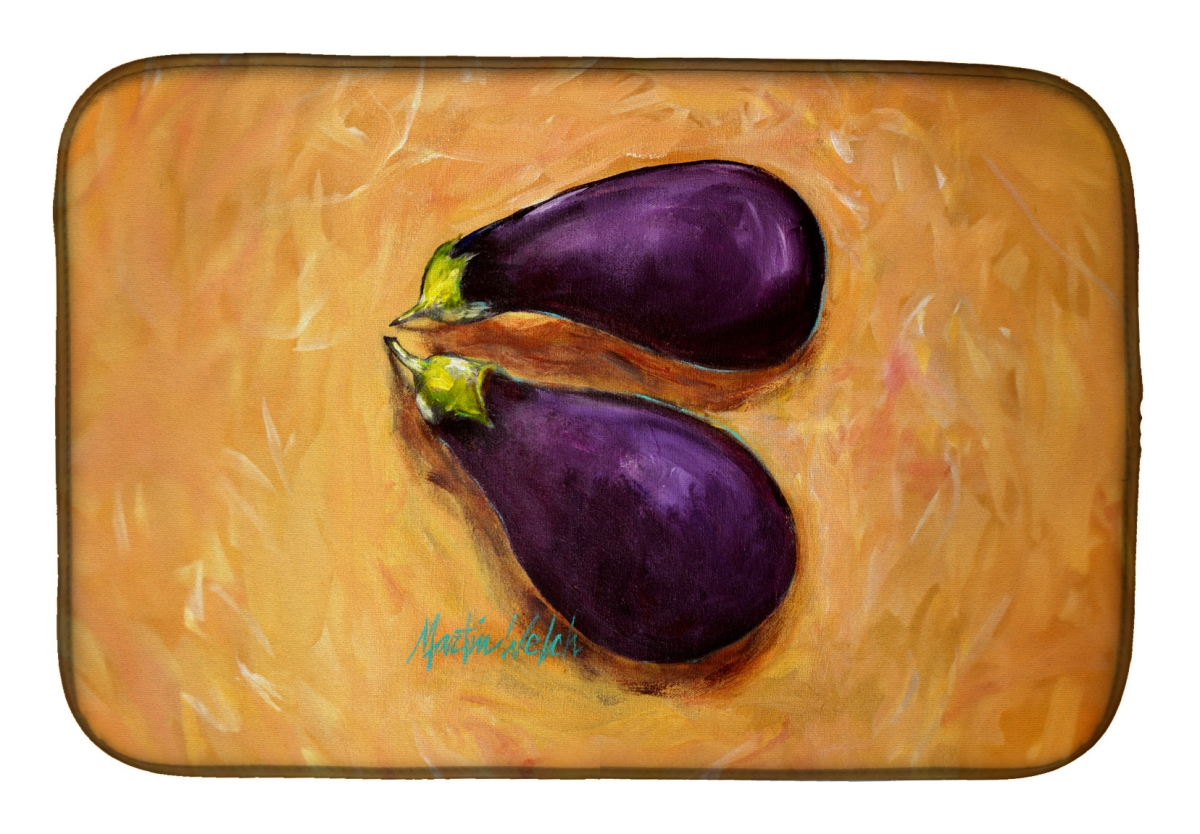 Picture of Carolines Treasures MW2055DDM 21 x 14 in. EP II Eggplant Dish Drying Mat