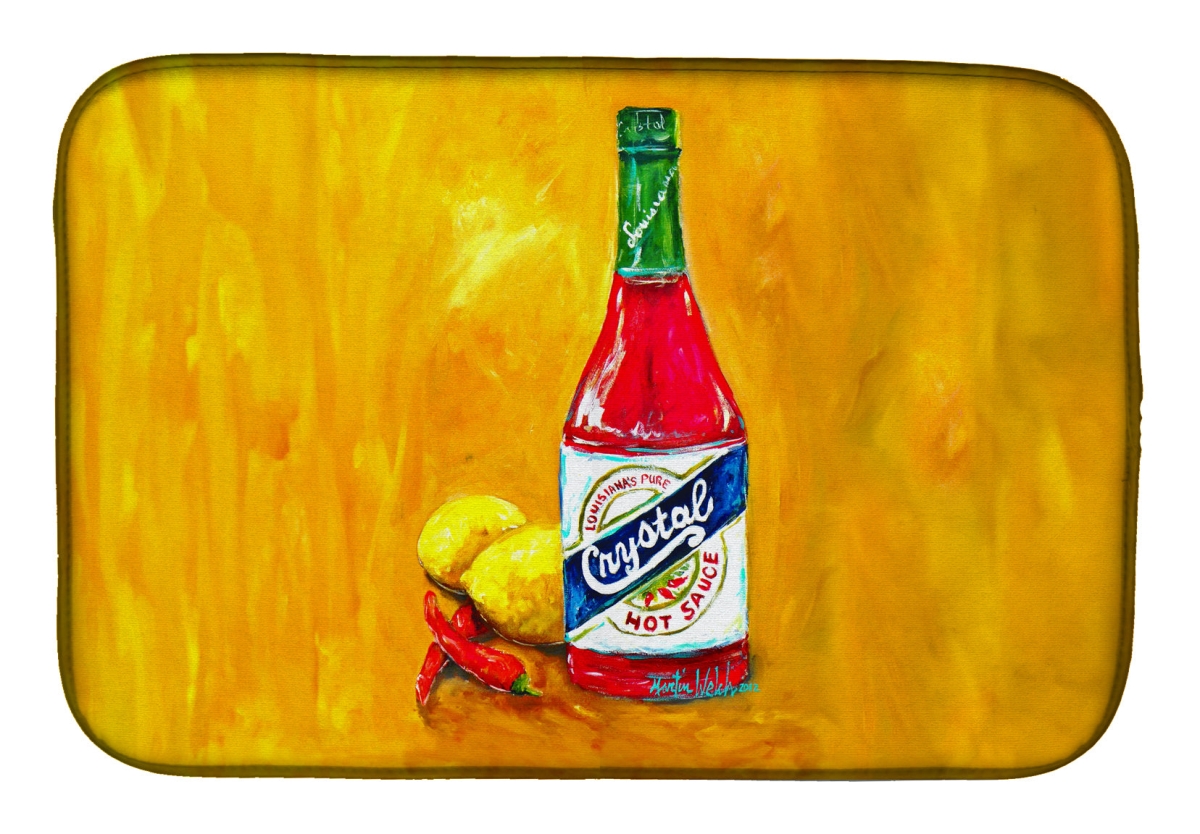 Picture of Carolines Treasures MW2072DDM 21 x 14 in. Got Sauce Hot Sauce Dish Drying Mat