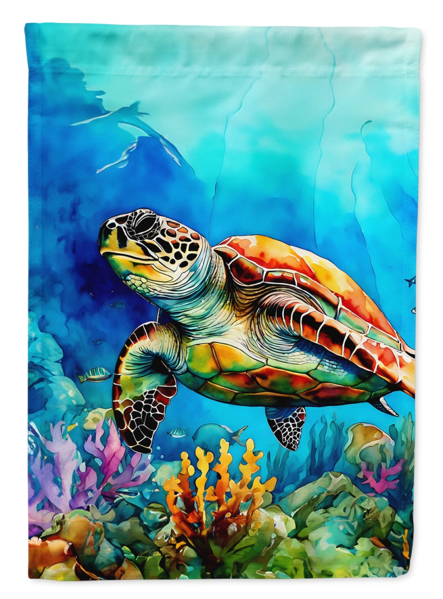 DAC2805GF 15.5 x 11.25 in. Loggerhead Sea Turtle Garden Flag