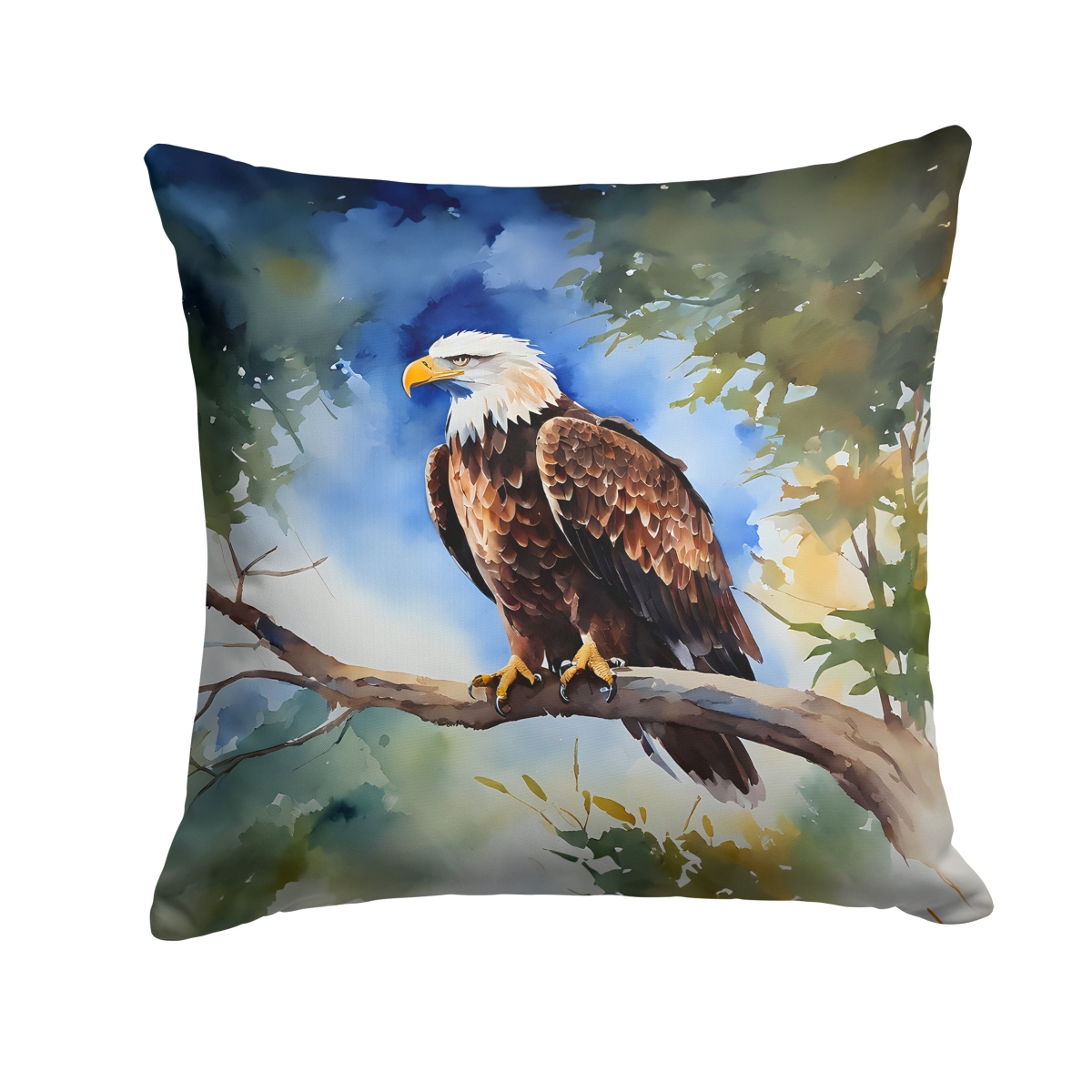 DAC3215PW1818 18 x 18 in. Eagle Throw Pillow