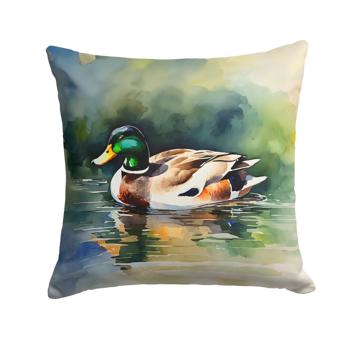 DAC3238PW1818 18 x 18 in. Mallard Throw Pillow