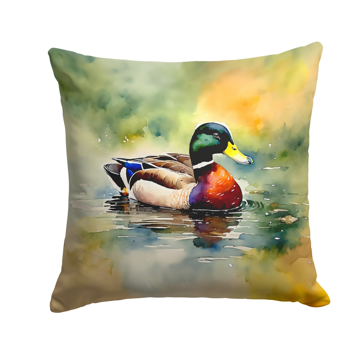 DAC3240PW1818 18 x 18 in. Mallard Throw Pillow