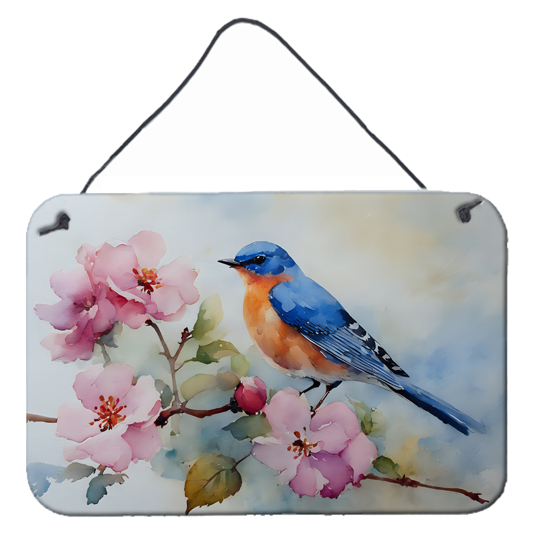 DAC3189DS812 12 x 8 in. Bluebird Wall or Door Hanging Prints