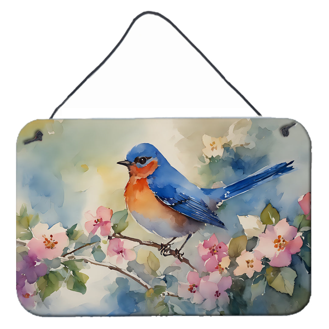 DAC3190DS812 12 x 8 in. Bluebird Wall or Door Hanging Prints