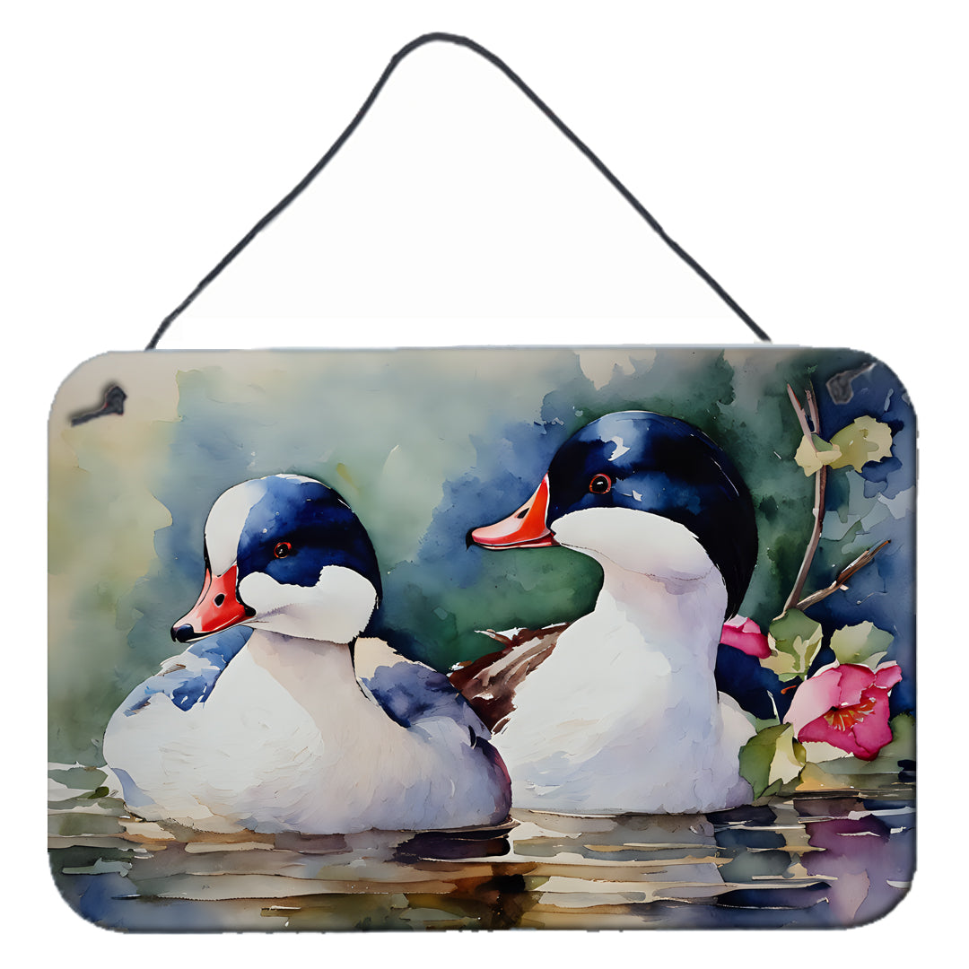 DAC3192DS812 12 x 8 in. Bufflehead Wall or Door Hanging Prints
