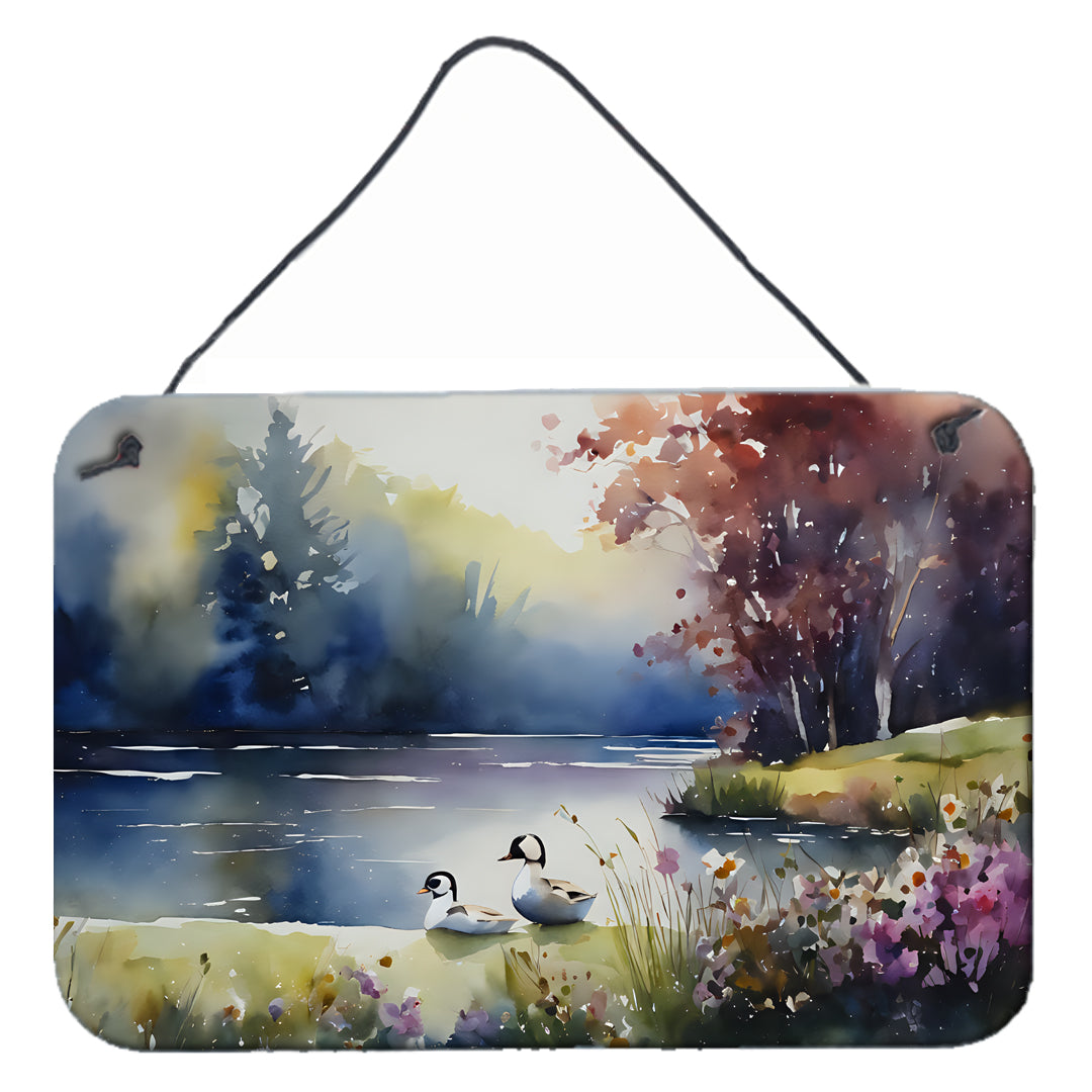 DAC3193DS812 12 x 8 in. Bufflehead Wall or Door Hanging Prints