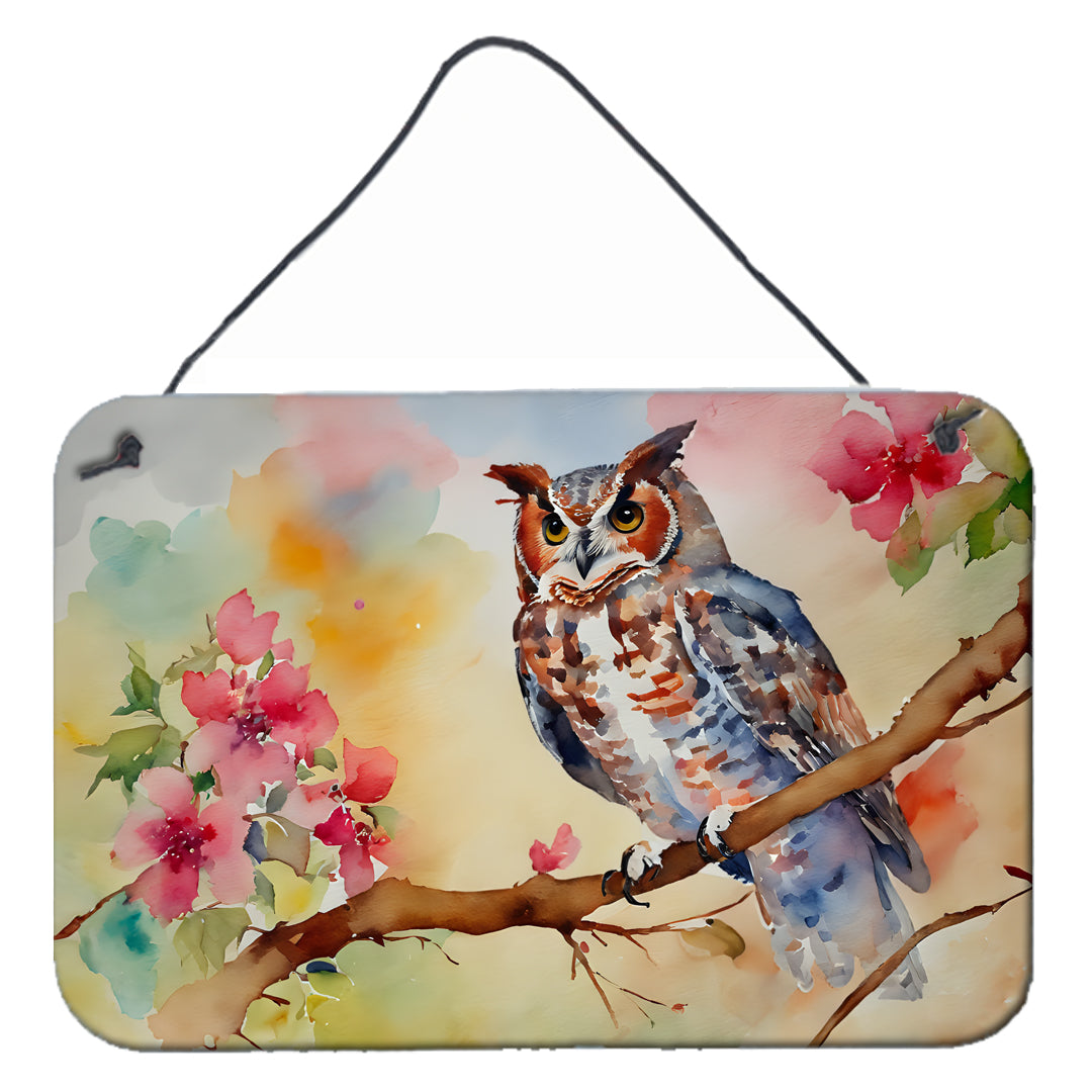 DAC3219DS812 12 x 8 in. Eastern Screech Owl Wall or Door Hanging Prints