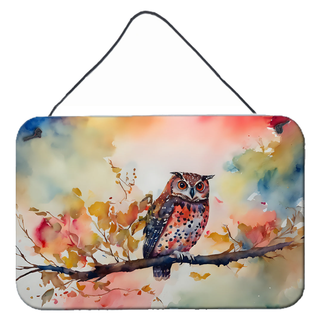 DAC3220DS812 12 x 8 in. Elf Owl Wall or Door Hanging Prints