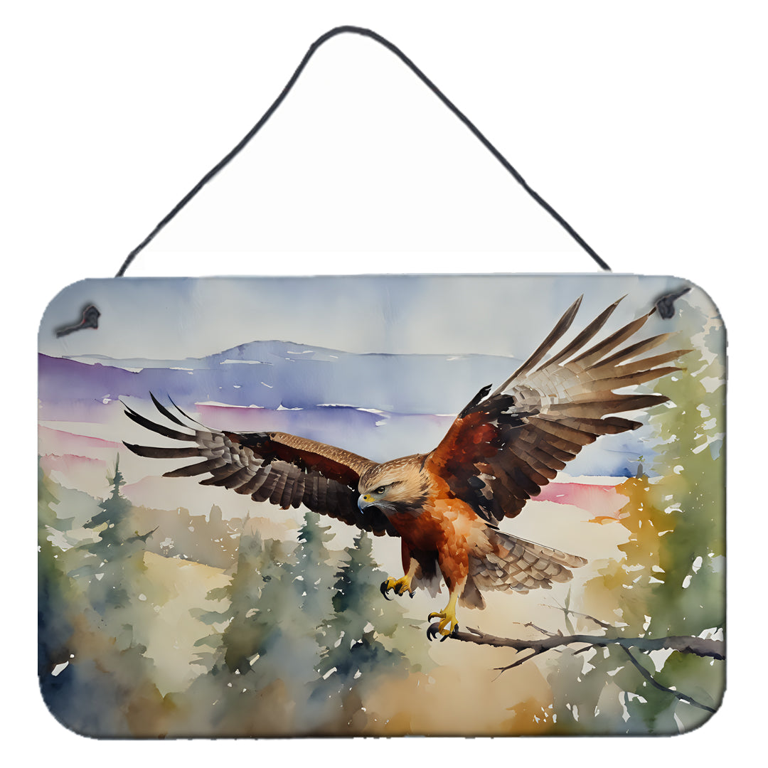 DAC3233DS812 12 x 8 in. Hawk Wall or Door Hanging Prints
