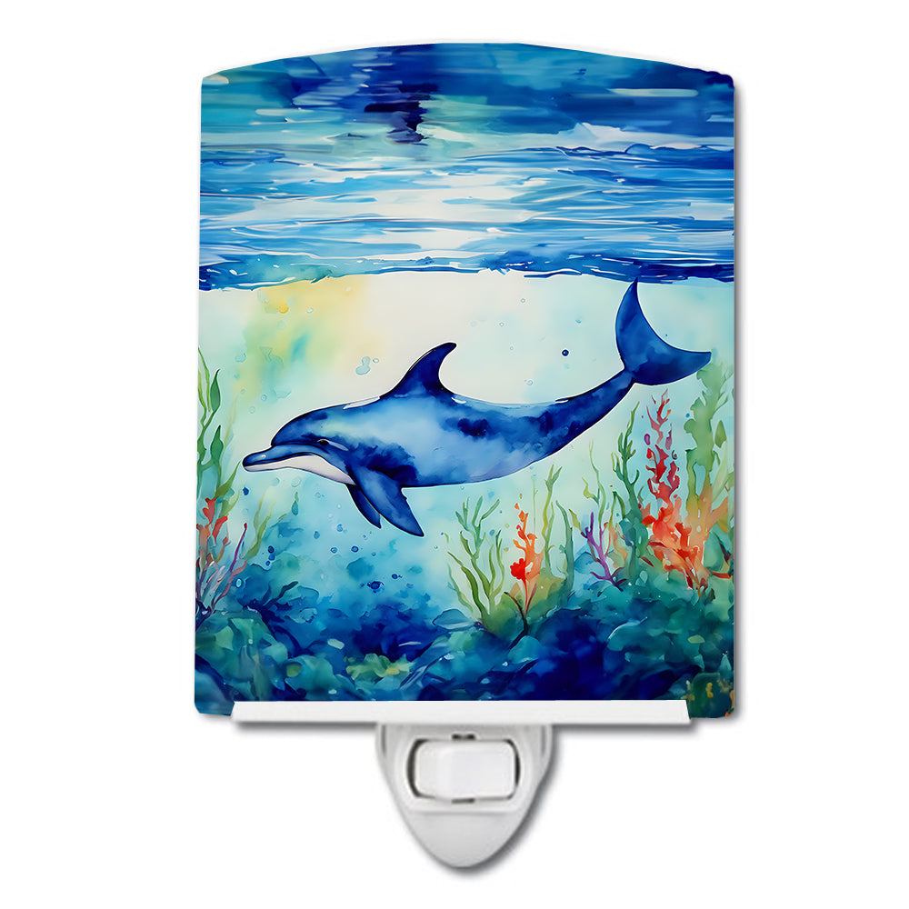 DAC2781CNL 6 x 4 in. Dolphin Ceramic Night Light
