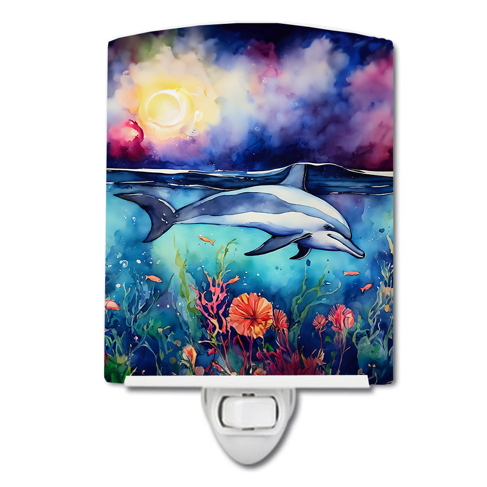 DAC2782CNL 6 x 4 in. Dolphin Ceramic Night Light