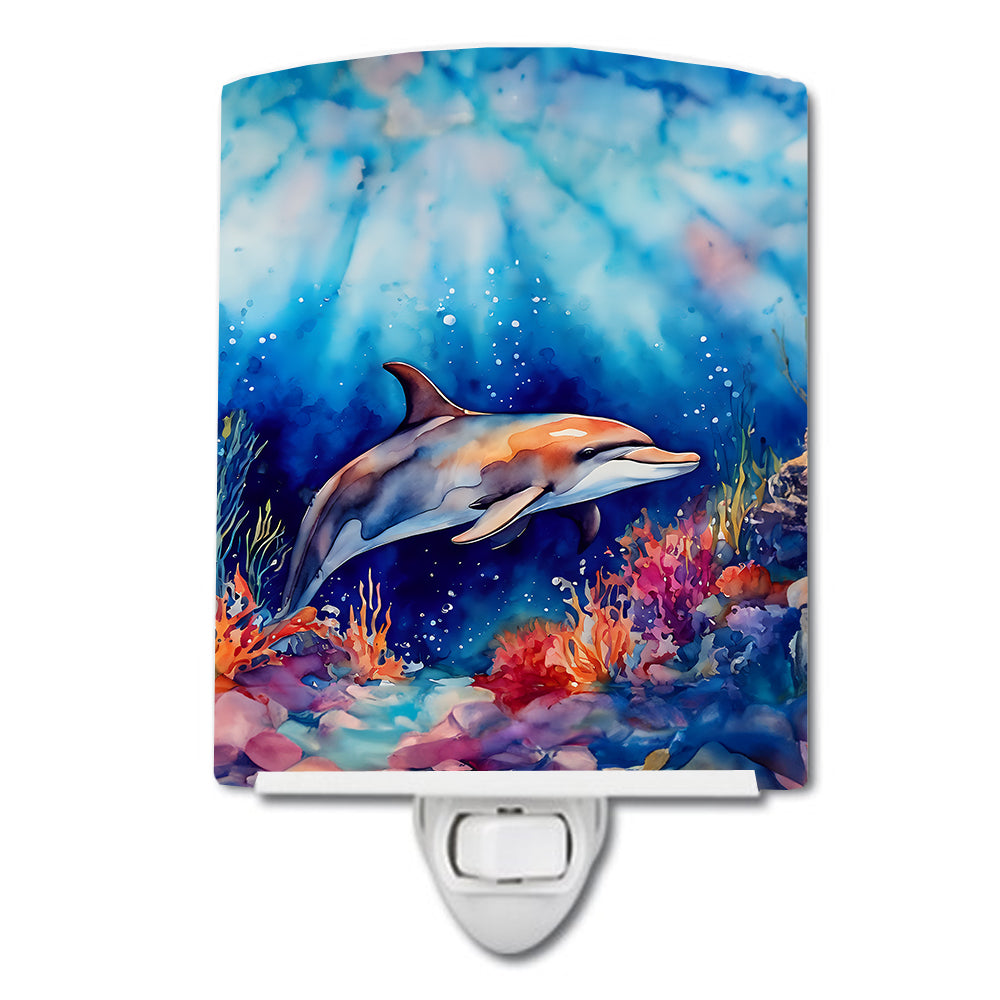 DAC2783CNL 6 x 4 in. Dolphin Ceramic Night Light