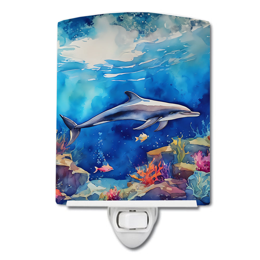 DAC2785CNL 6 x 4 in. Dolphin Ceramic Night Light