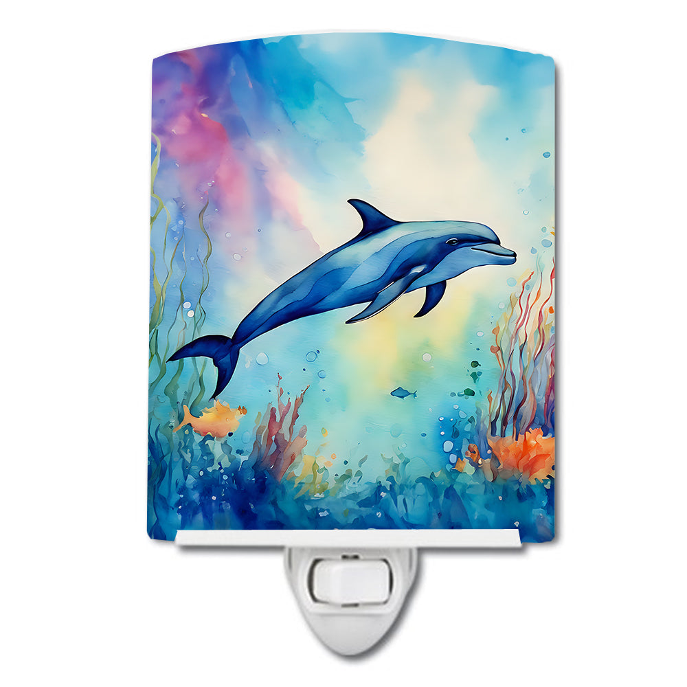 DAC2786CNL 6 x 4 in. Dolphin Ceramic Night Light