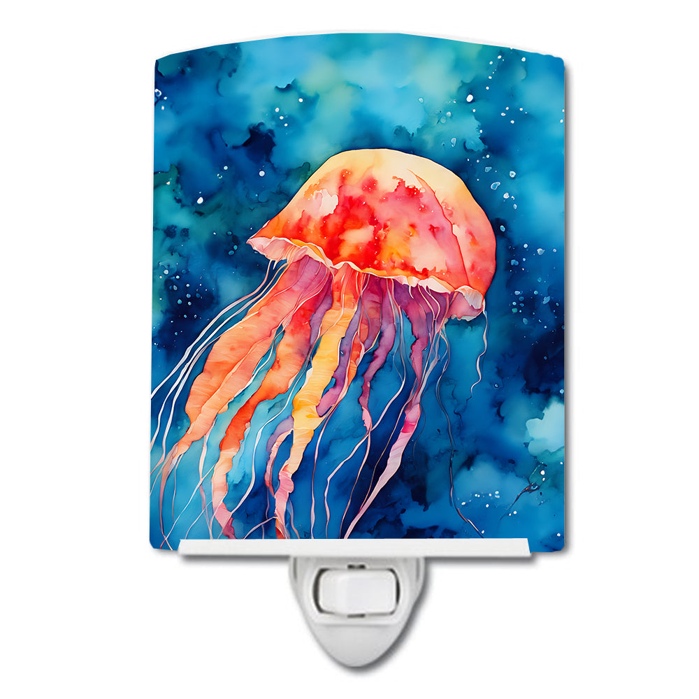 DAC2790CNL 6 x 4 in. Jellyfish Ceramic Night Light