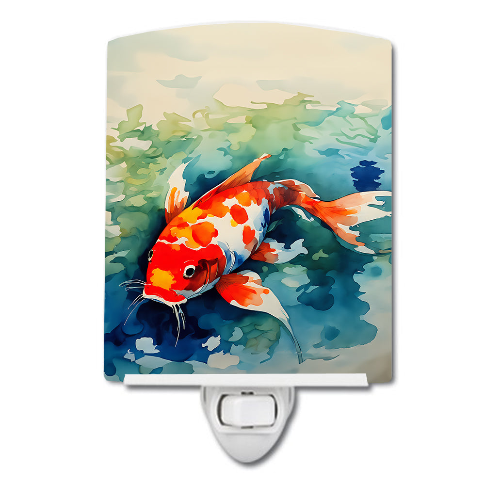 DAC2794CNL 6 x 4 in. Koi Fish Ceramic Night Light